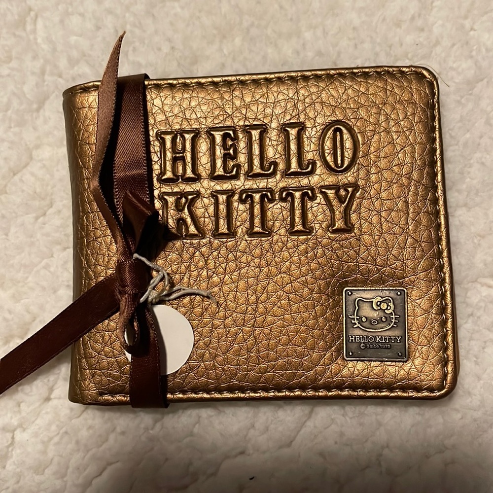 Bronze Hello Kitty Wallet